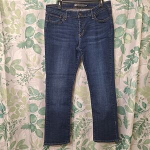 Levi's Dark Blue Straight Leg Jeans